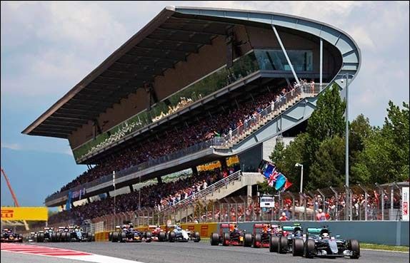 Formula 1 - 2016. Гран При Испании: Гонка. Старт