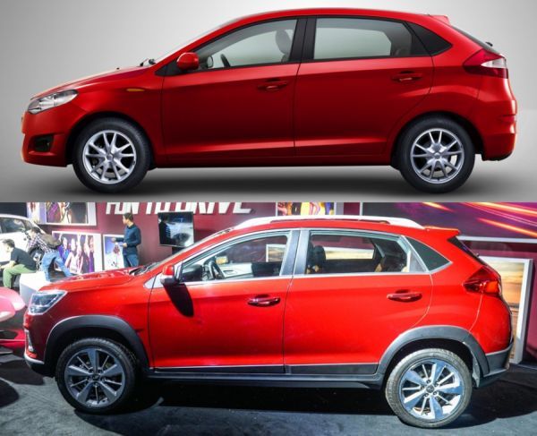 Габаритная длина Chery Tiggo 3X составляет 4200 мм. У Chery A13/ZAZ Forza этот показатель равен 4139 мм.