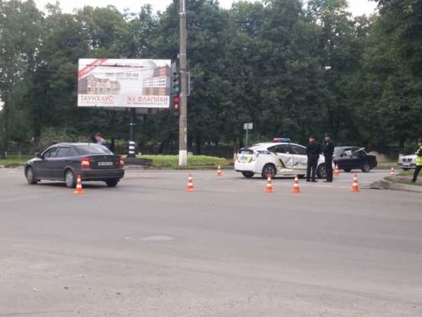 24.07.2016. Сумские патрульные снова попали в ДТП