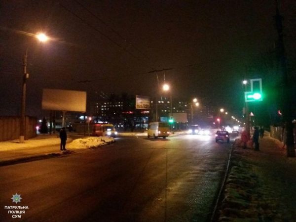 В Сумах водитель сбил девушку и скрылся с места ДТП 