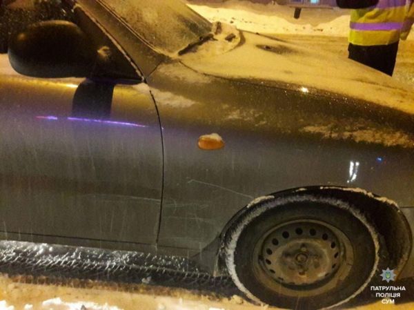 В Сумах водитель сбил девушку и скрылся с места ДТП 