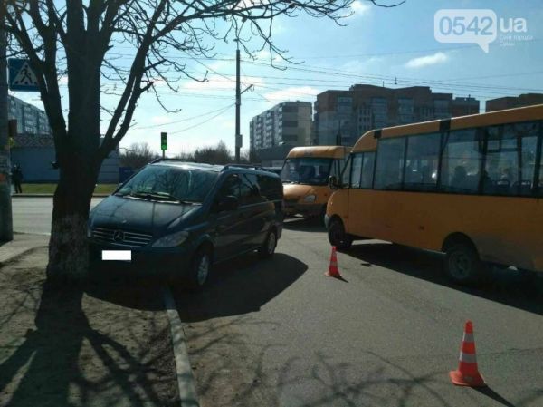 04.04.2017. Сумы. Маршрутка снова спровоцировала ДТП 