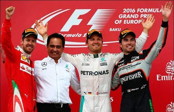 Formula 1 - 2016. Гран При Европы: Гонка