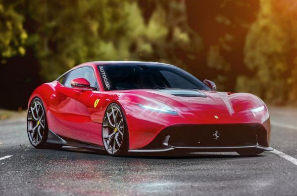 Таким видят будущий супергибрид Ferrari дизайнеры британского издания Autocar.