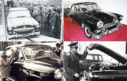 Автомобили Юрия Гагарина. Архивные фото
