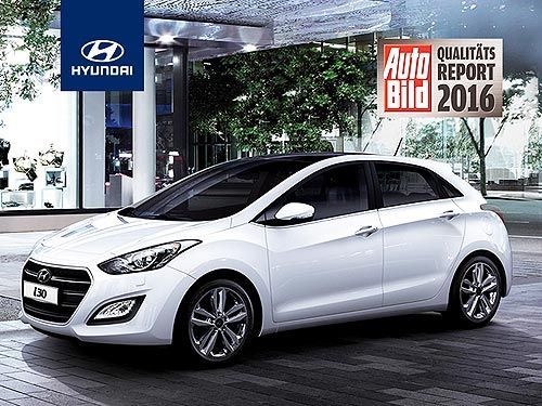 Hyundai занял первое место в рейтинге качества журнала Auto Bild