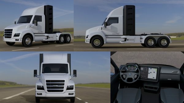 Помимо Nikola One на презентации в Солт-Лейк-Сити рассказали о более доступной модели Nikola Two, которая получит уменьшенную кабину без спального места.