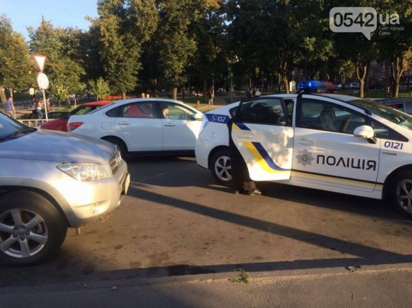 В центре Сум полиция задержала пьяного водителя 
