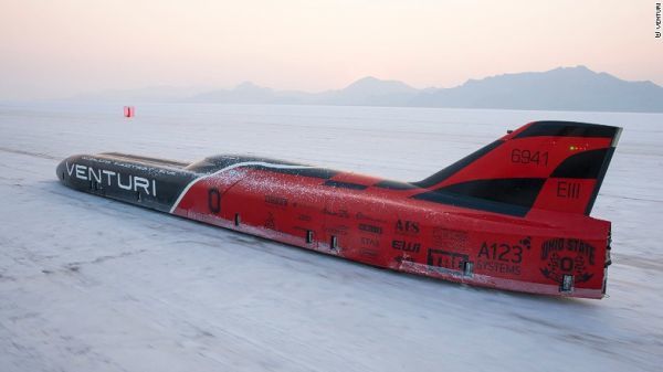 Venturi VBB-3 установил рекорд скорости для электромобилей